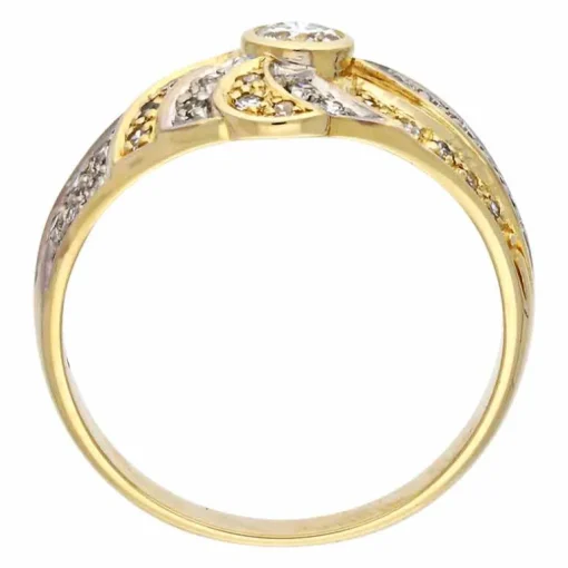 Brillant-Ring Bicolor
