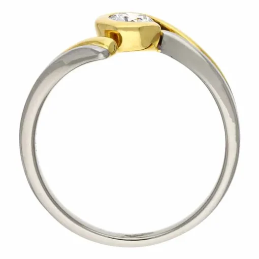 Brillant-Ring Bicolor