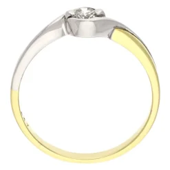 Brillant-Ring Bicolor