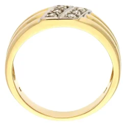 Brillant-Ring Bicolor