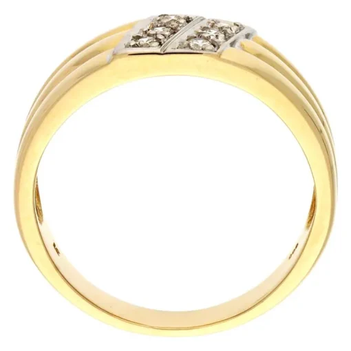 Brillant-Ring Bicolor