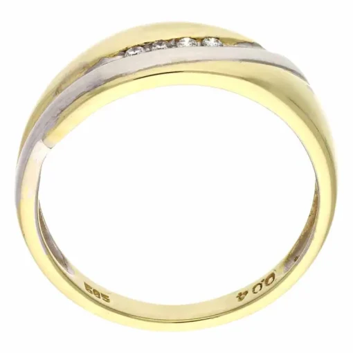 Brillant-Ring Bicolor