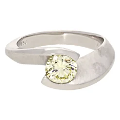 Brillantring 1,05ct Weißgold