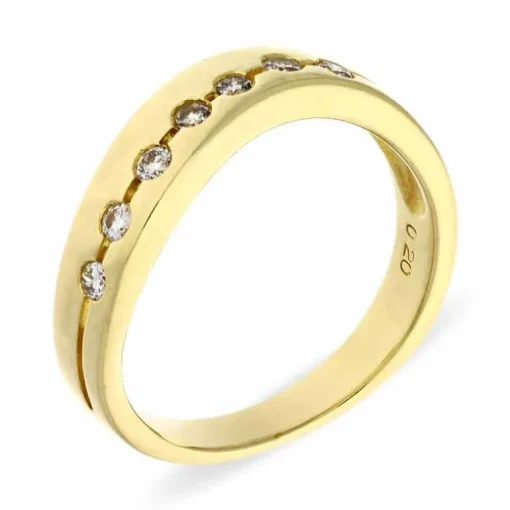 Brillant-Ring Gelbgold