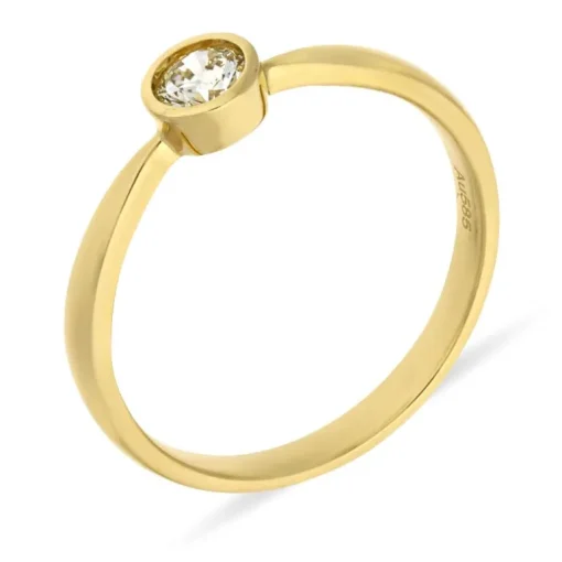 Brillant-Ring Gelbgold
