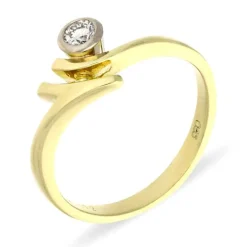 Brillant-Ring Gelbgold