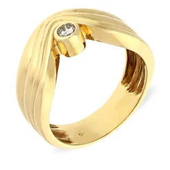 Brillant-Ring Gelbgold