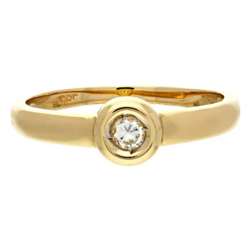 Brillant-Ring Gelbgold