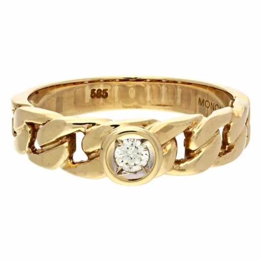 Brillant-Ring Gelbgold