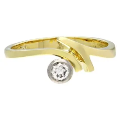 Brillant-Ring Gelbgold