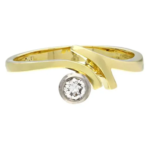 Brillant-Ring Gelbgold