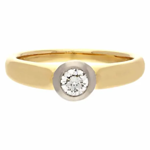 Brillant-Ring Gelbgold