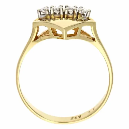Brillant-Ring Gelbgold