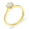 Brillant-Ring Gelbgold 0,74 ct