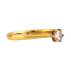 Brillantring Gelbgold 0,35 ct