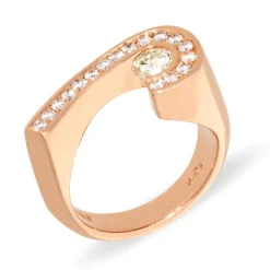 Brillantring Roségold