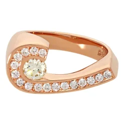 Brillantring Roségold