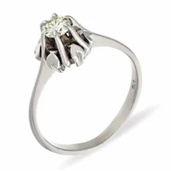 Brillant-Ring Weißgold