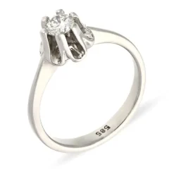 Brillant-Ring Weißgold