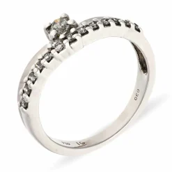 Brillant-Ring Weißgold