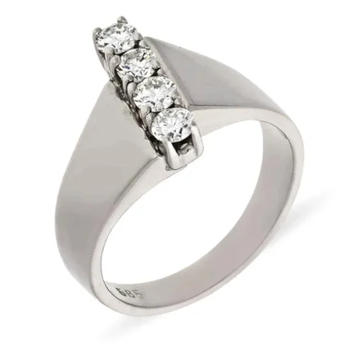 Brillant-Ring Weißgold