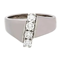 Brillant-Ring Weißgold