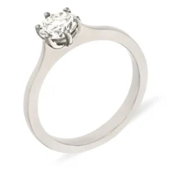 Brillant-Ring Weißgold 0,71 ct