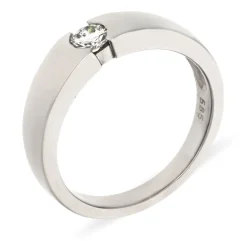 Brillant-Ring Weißgold 0,16 ct