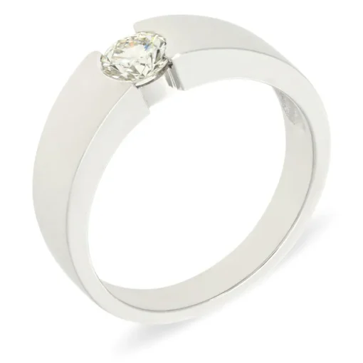 Brillant-Ring Weißgold 0,40 ct