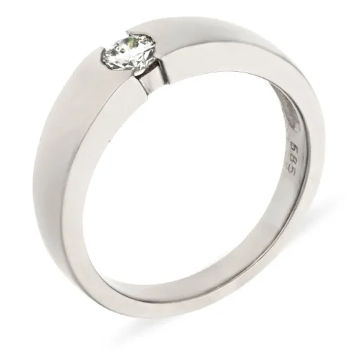 Brillant-Ring Weißgold 0,16 ct