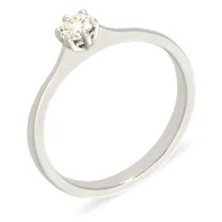 Brillant-Ring Weißgold 0,22 ct