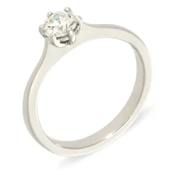 Brillant-Ring Weißgold 0,41 ct