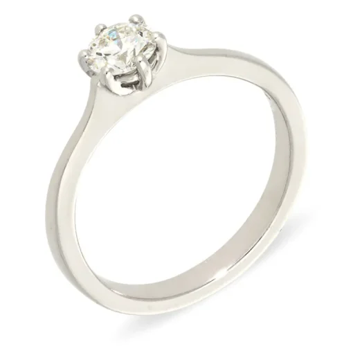Brillant-Ring Weißgold 0,41 ct