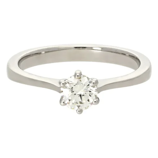 Brillant-Ring Weißgold 0,52 ct