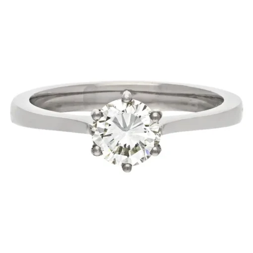 Brillant-Ring Weißgold 0,78 ct