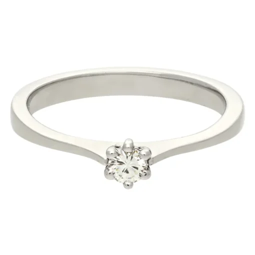 Brillant-Ring Weißgold 0,17 ct