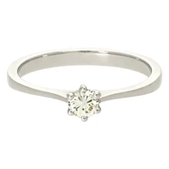 Brillant-Ring Weißgold 0,22 ct