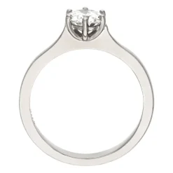 Brillant-Ring Weißgold 0,78 ct