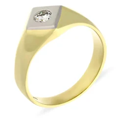 Brillant-Ring-Bicolor