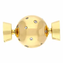 Brillant-Schließe Gelbgold