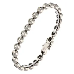 Brillant-Tennisarmband Weißgold
