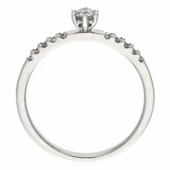 Brilllant-Ring Weißgold