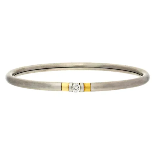 Bunz Brillant-Armreif Bicolor