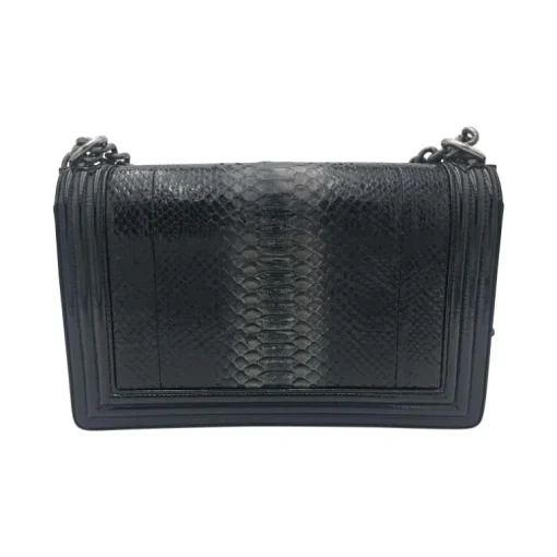 Chanel 'Boy Bag' Python Schwarz
