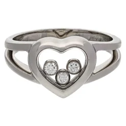 Chopard Brillant-Ring 'Happy Diamonds' Weißgold