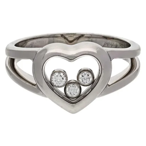 Chopard Brillant-Ring 'Happy Diamonds' Weißgold