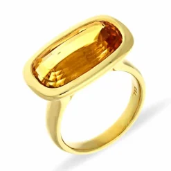 Citrin-Ring Gelbgold