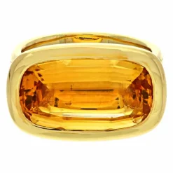 Citrin-Ring Gelbgold
