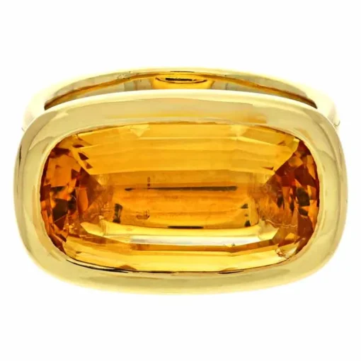Citrin-Ring Gelbgold
