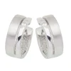 Creolen Silber mit Zirkonia